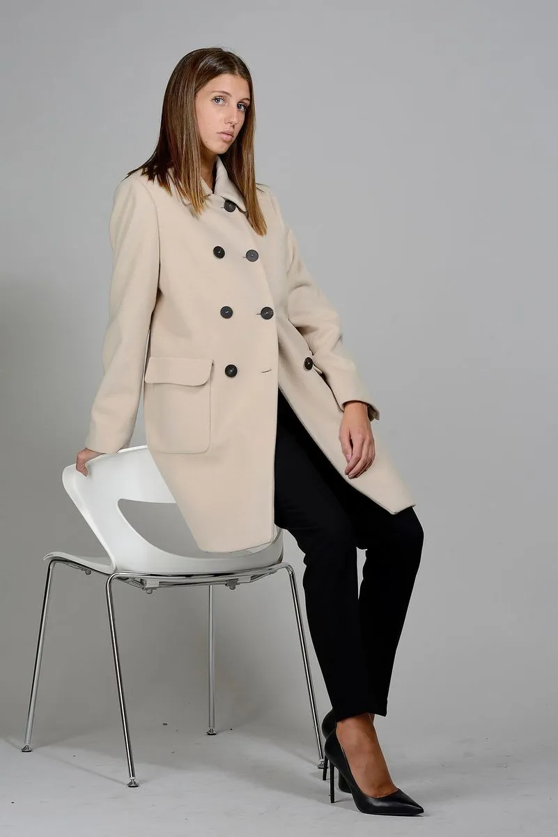-cappotto 100 lana donna