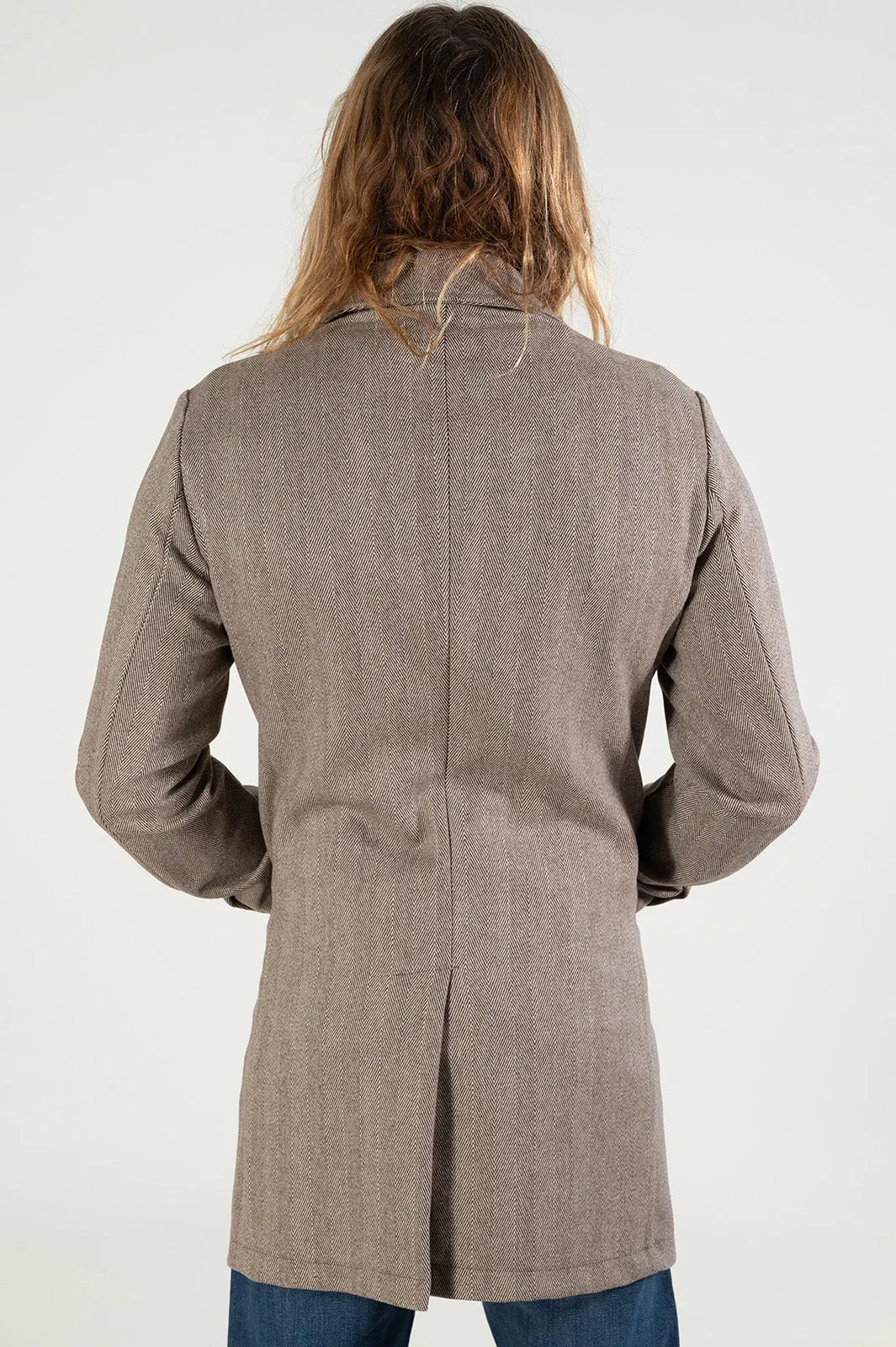  0861 Cappotto in lana uomo corto 0861 made in italy  