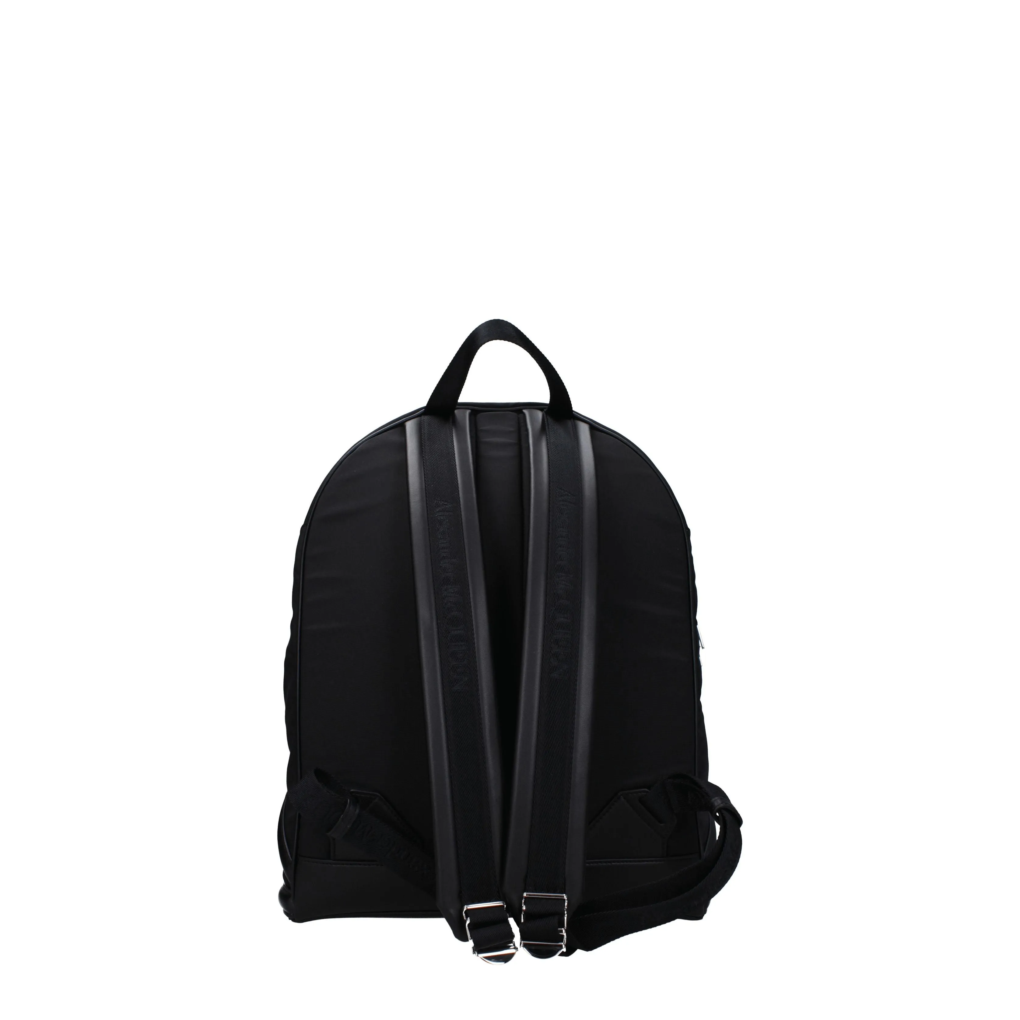 Alexander McQueen Zaini e Marsupi Harness Uomo Tessuto Nero