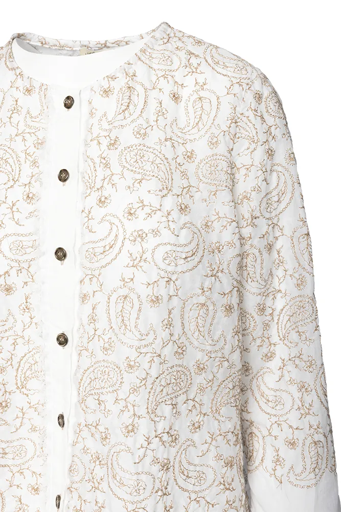 Alicia Passion  ---------    ------------Camicia in tessuto ricamato