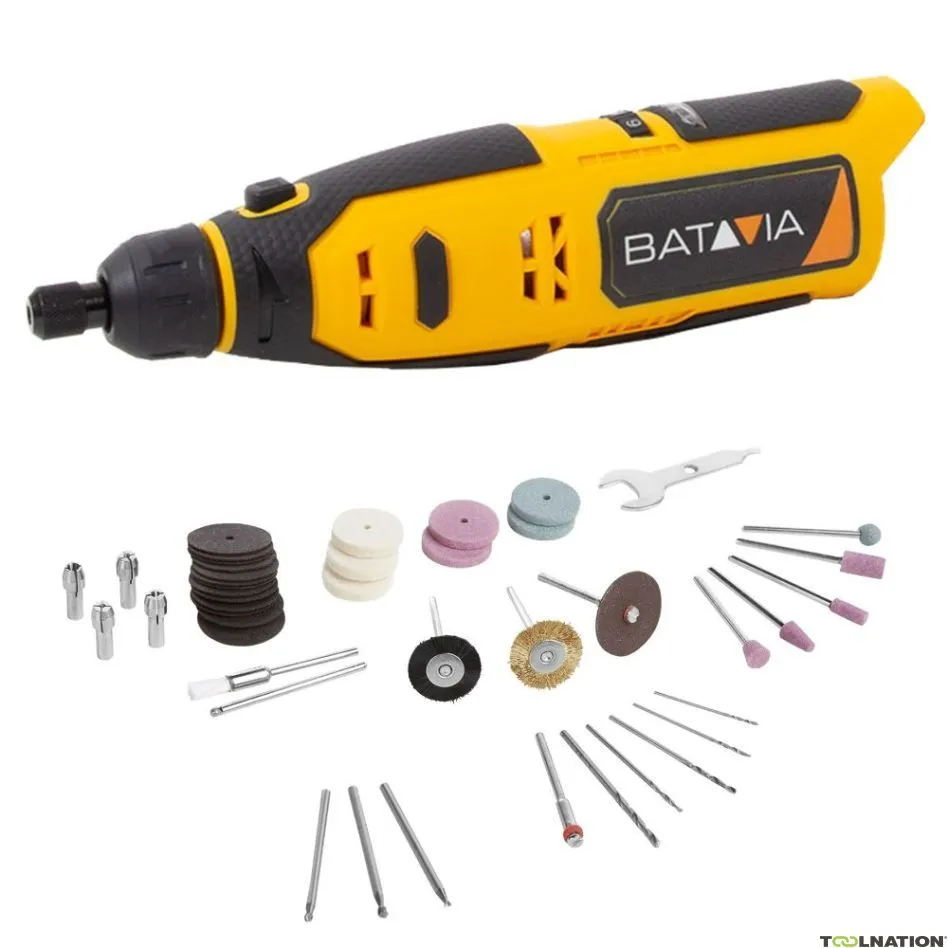 Batavia 7064216 Smerigliatrice a batteria FixxPack 12V senza batteria e caricabatterie