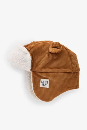 Bear Ear Trapper Hat (3mths-6yrs)    