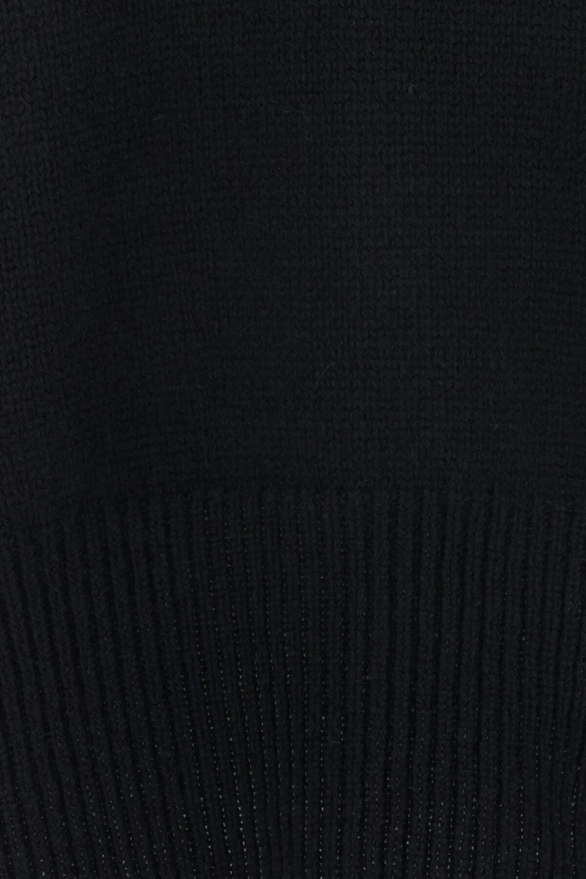 Black cashmere sweater    