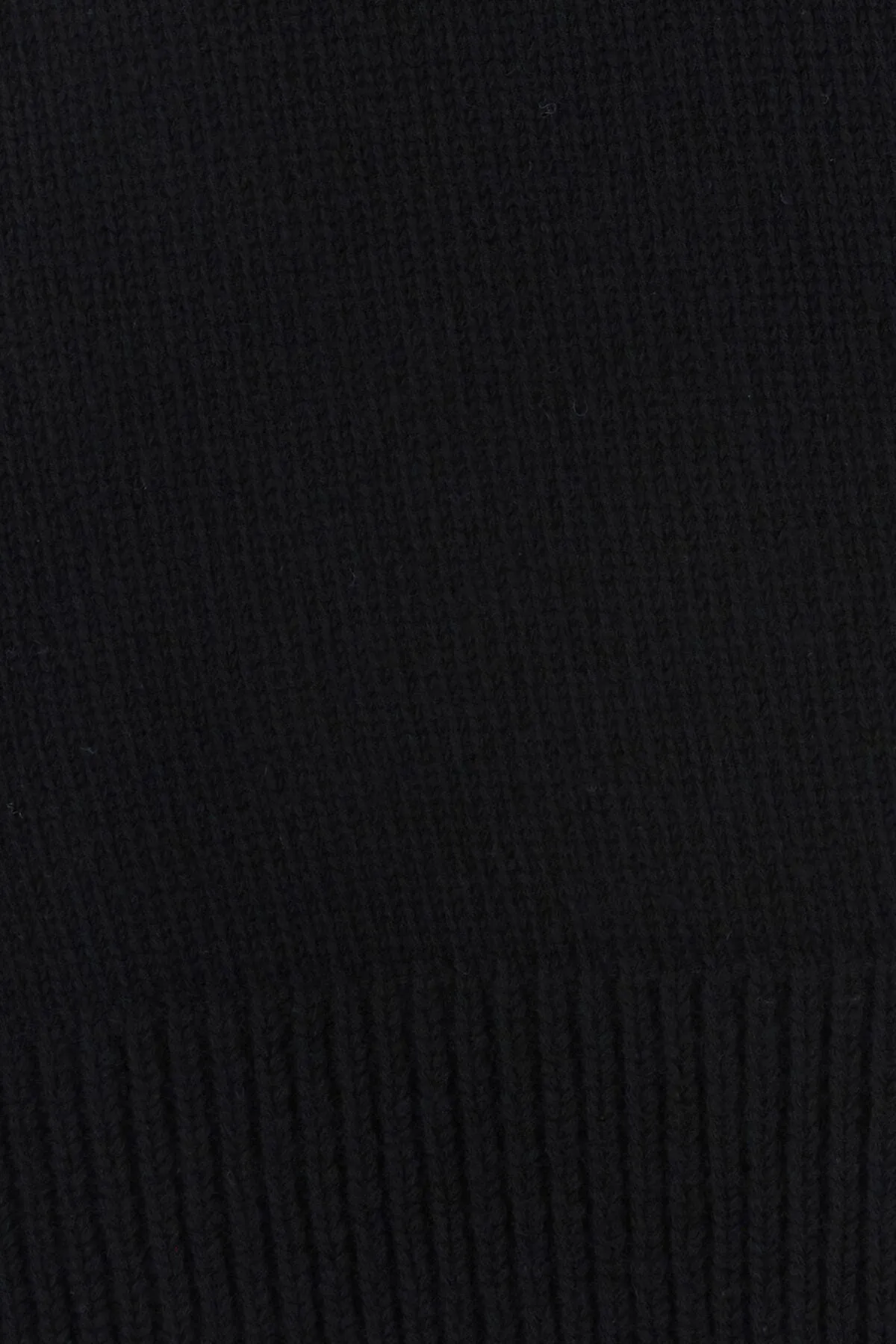 Black wool blend sweater    