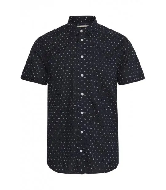 Blend  ---------    ------------ camicia uomo fantasia - blu