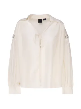 BLUSA ELF IN MISTO COTONE E SETA