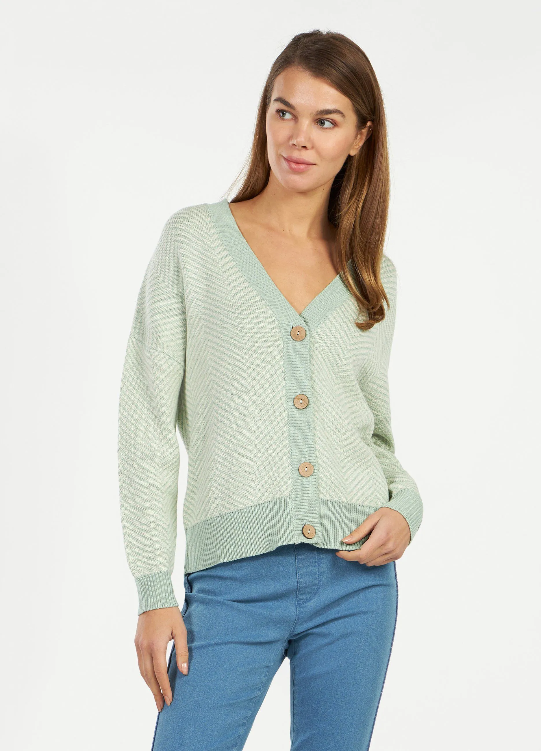 Cardigan in tricot donna