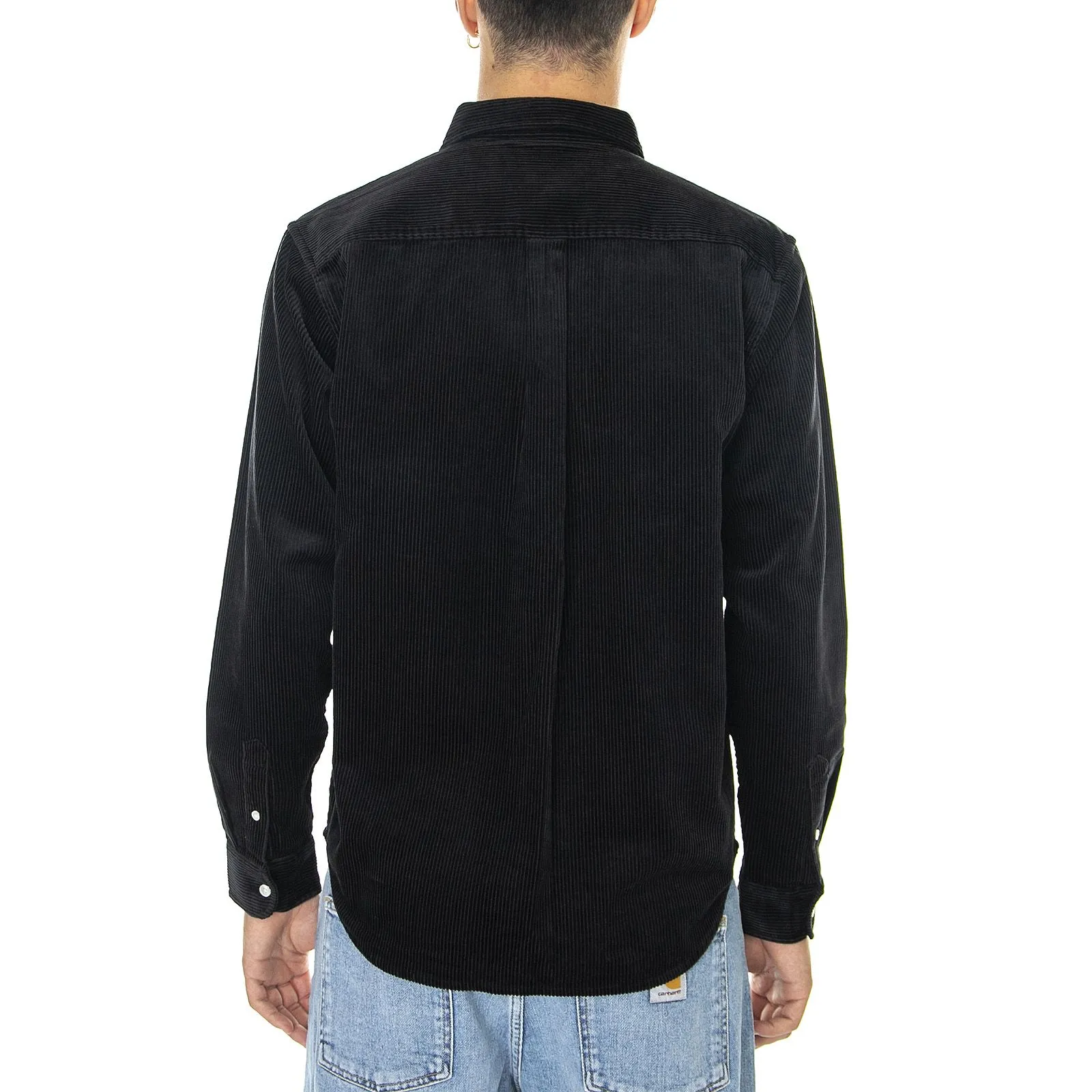CARHARTT WIP Madison Cord - Camicia in Velluto Uomo Nera    