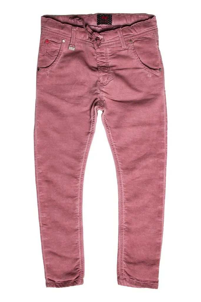 Carrera  ---------    ------------Jogger con coulisse in vita - Bordeaux