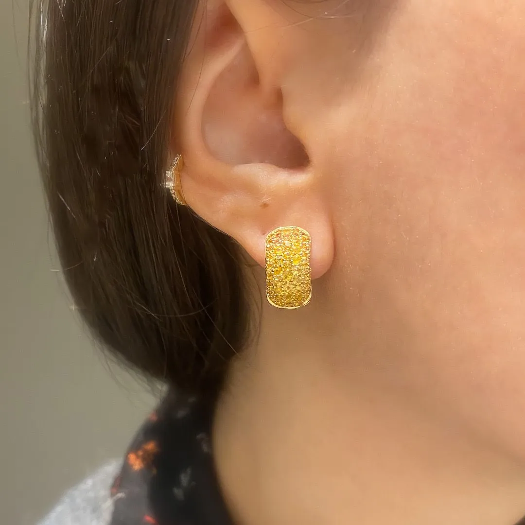 CRIVELLI – Mono Orecchino Cerchietto Yellow