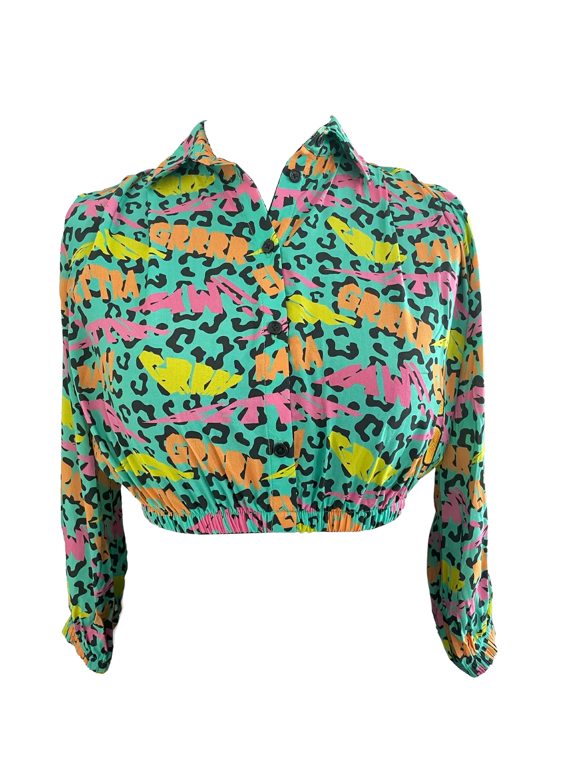 Elettra Lamborghini Collection  ---------    ------------Camicia animalier