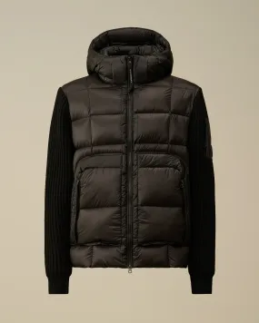 Extrafine Merino Wool Mixed Hooded Knit