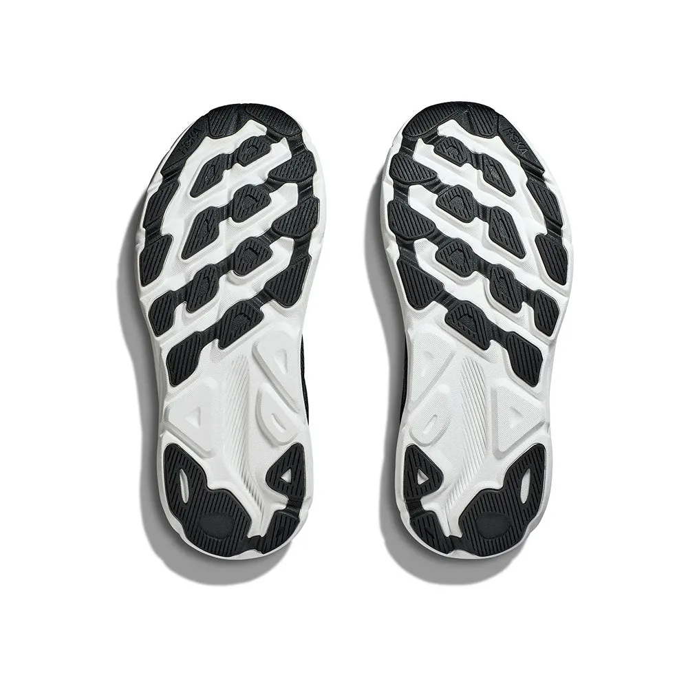 HOKA Men Clifton 9 Wide - Black / White