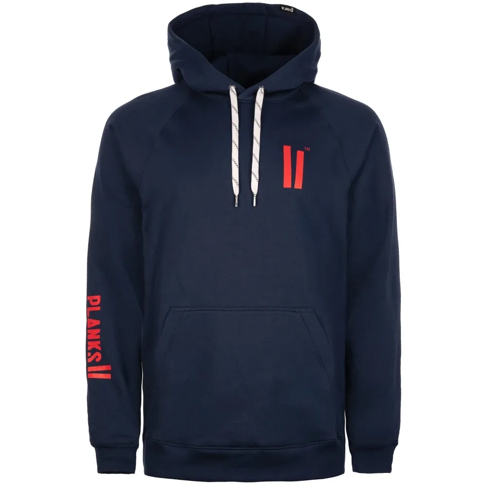 Hoodie Planks Stricks con cappuccio blu scuro