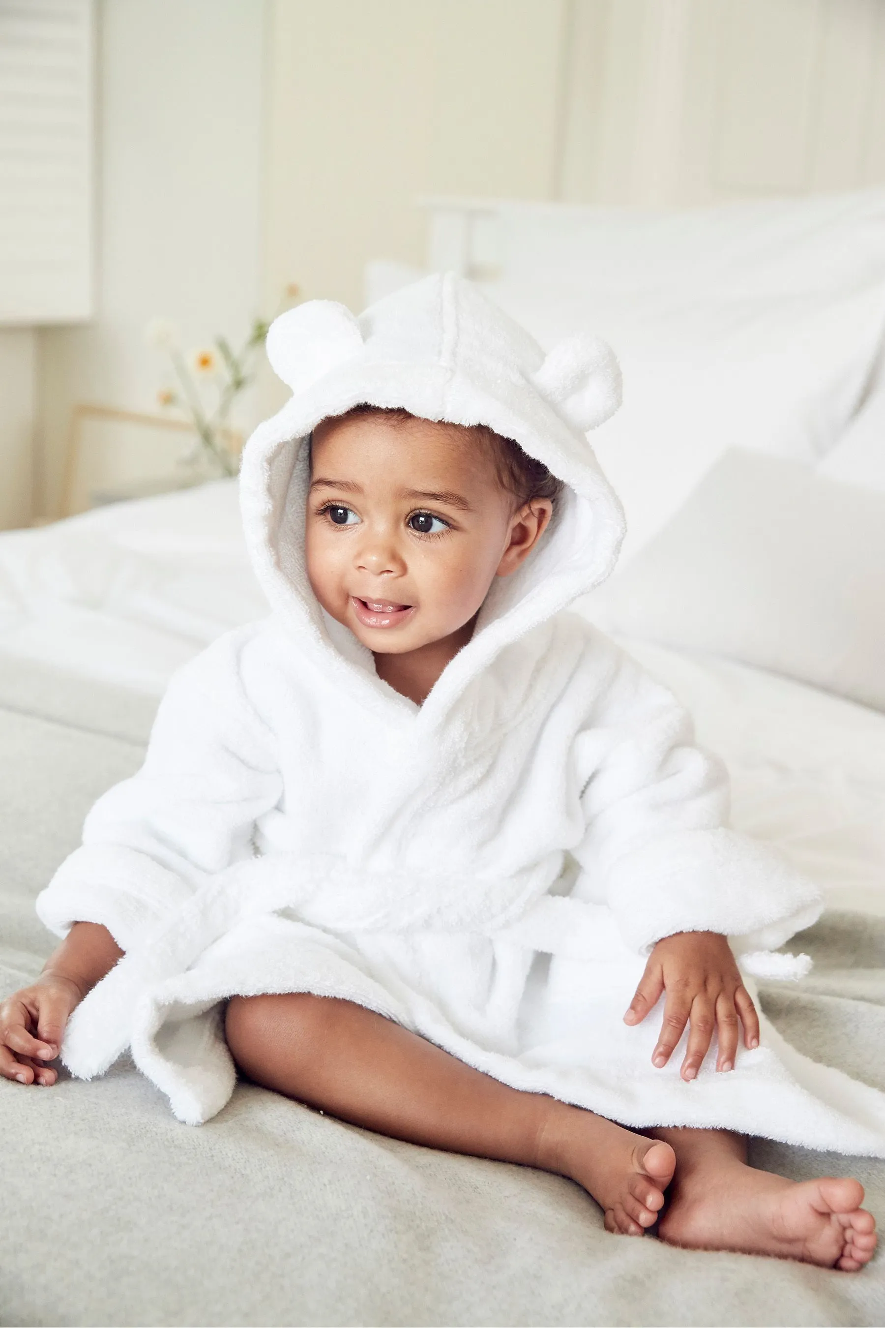Il Bianco - Azienda Bambino 100% Cotone Bianco - Vestaglia    
