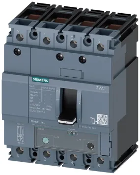 Interruttore magnetotermico scatolato 3VA11103GF460AA0, 4, 100A, potere di interruzione 25 kA, Fissa