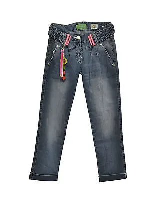 Jeans bambina TO BE TOO Ciondolo multicolor su passante cintura in PROMOZIONE
