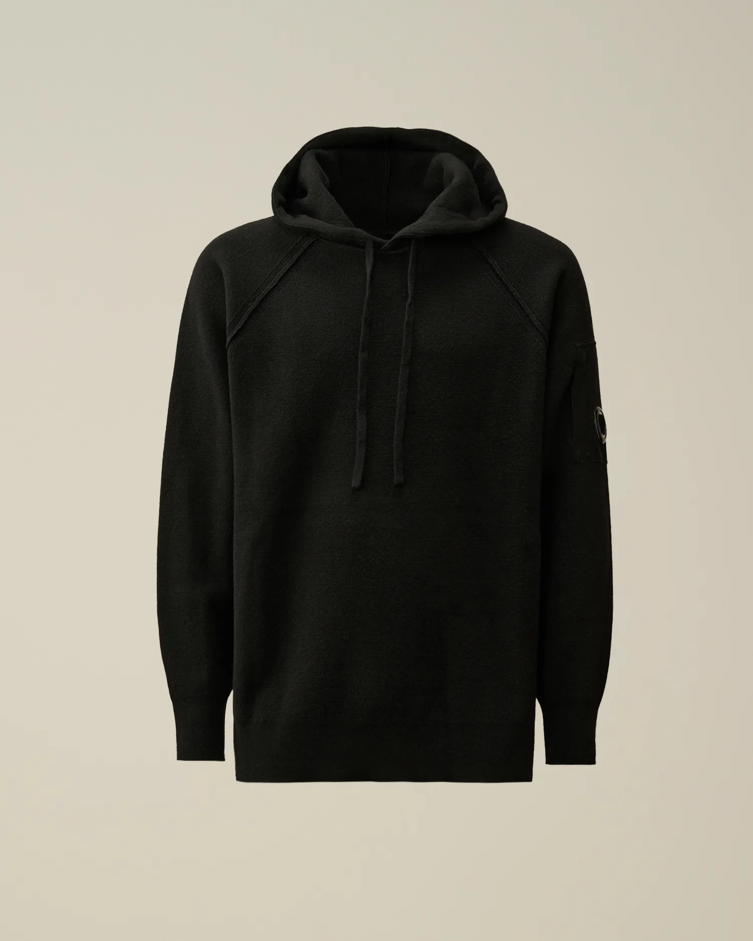 Lambswool GRS Hooded Waffle Knit