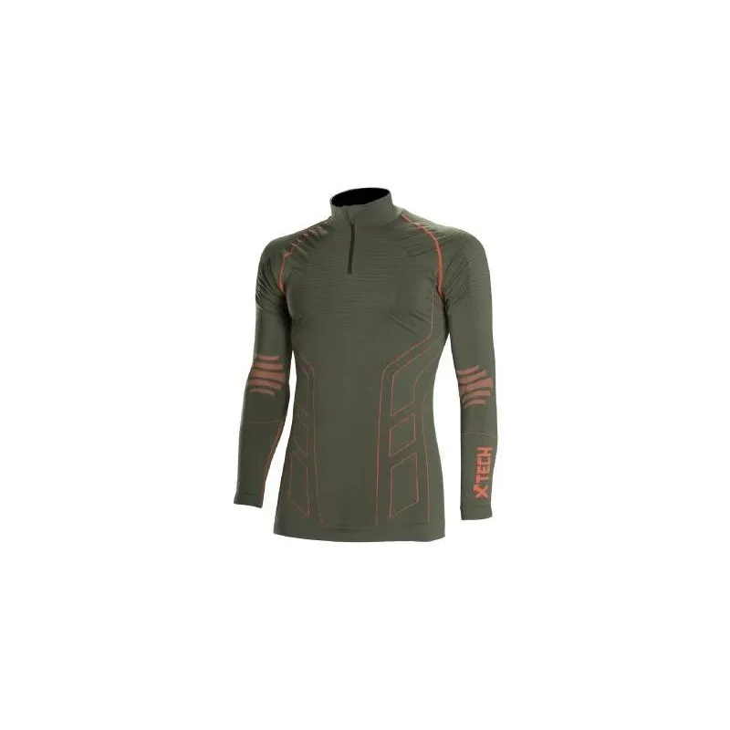 Maglia tecnica termica lupetto con zip Cervino XTECH 