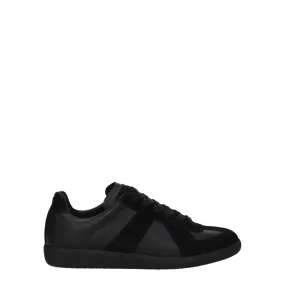 Maison Margiela Sneakers Uomo Pelle Nero/Nero