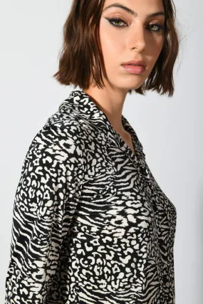 Nuna Lie  ---------    ------------Camicia colletto animalier