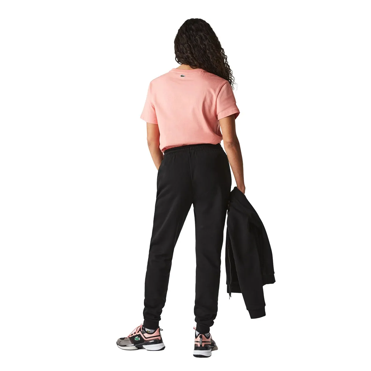 Pantaloni Jogger Lacoste Donna Nero