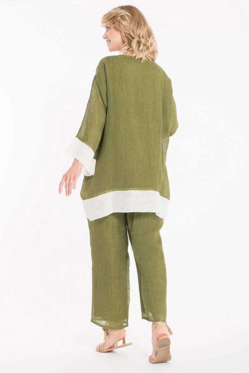 PANTALONI PURO LINO