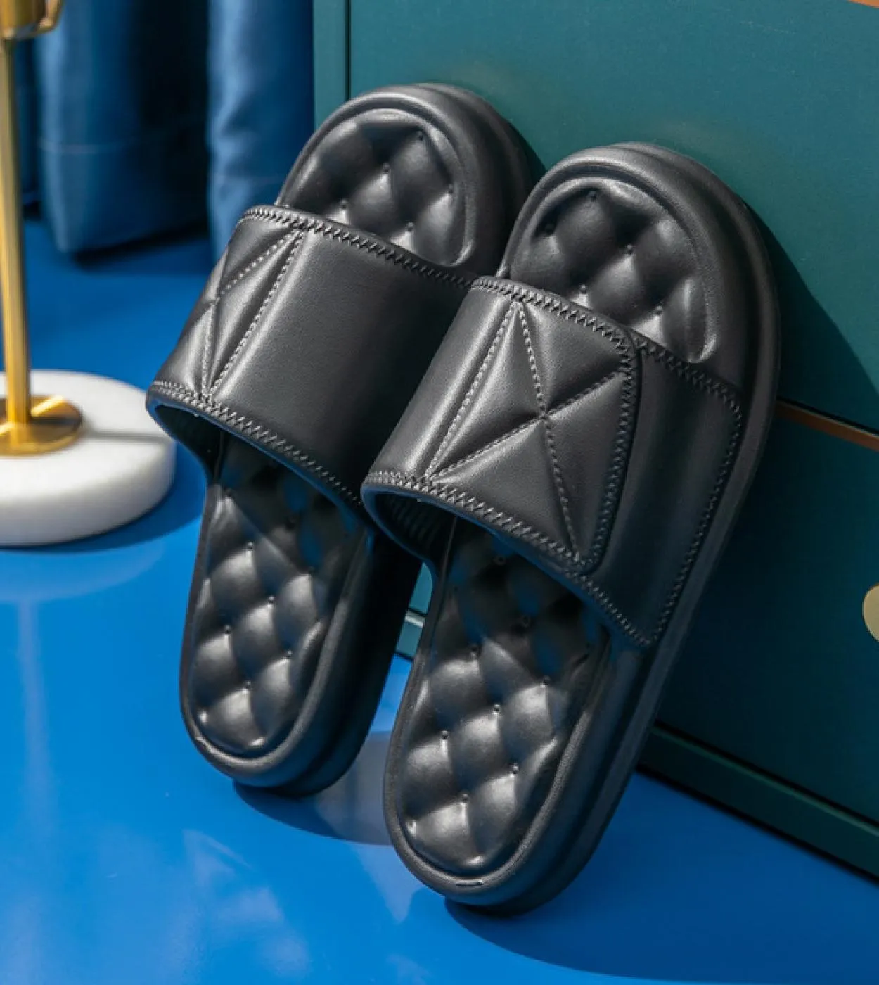 Pantofole da massaggio per la casa Pantofole da donna con plateau spesso Ciabatte da donna Sandali con cuscino con suola morbida