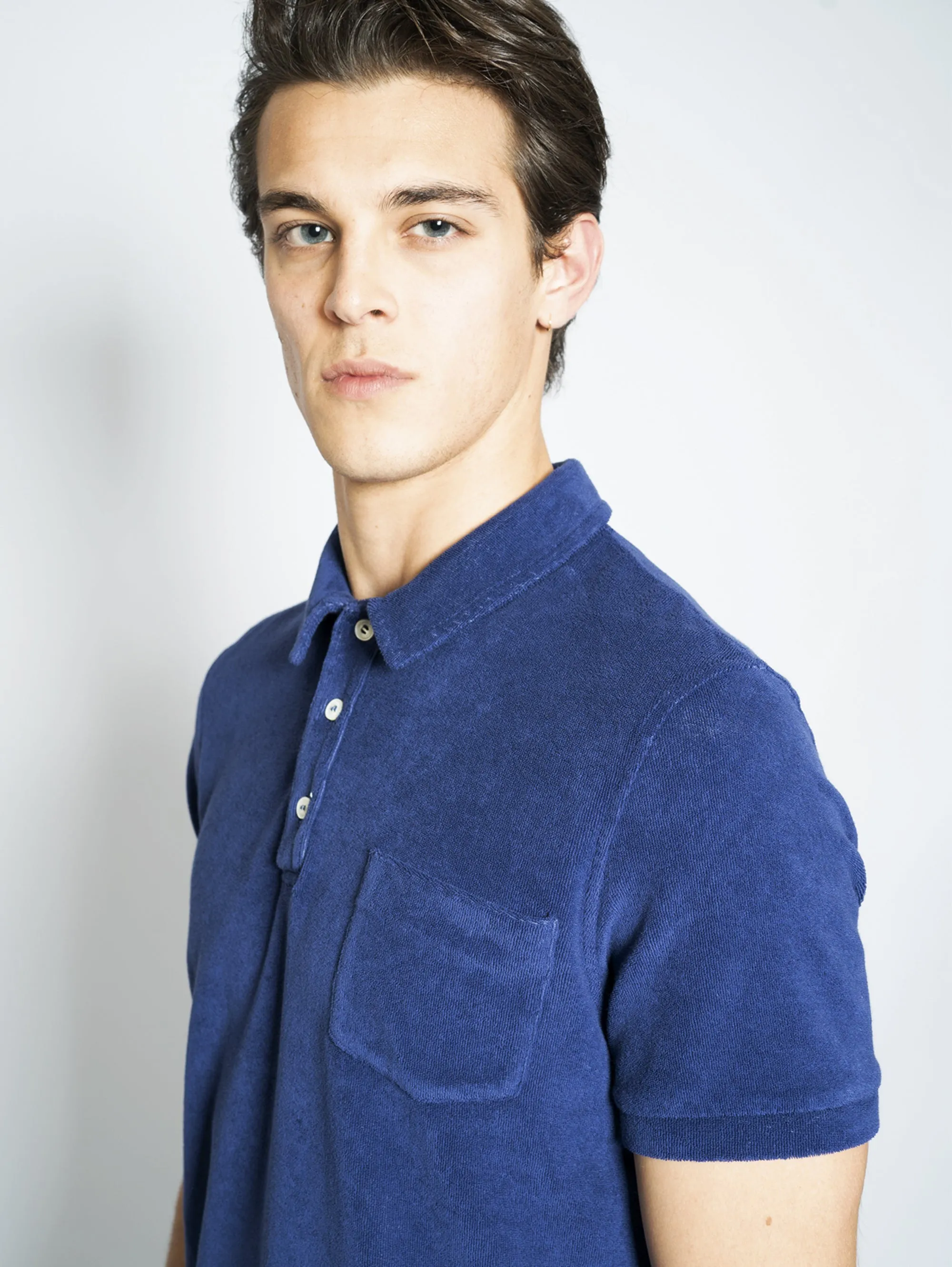 Polo in Spugna Blu