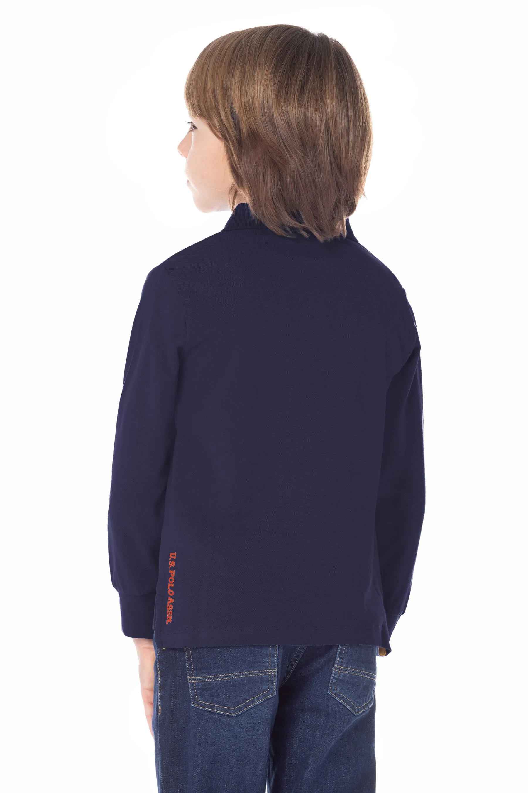 Polo piquet con logo U.S. Polo Assn.