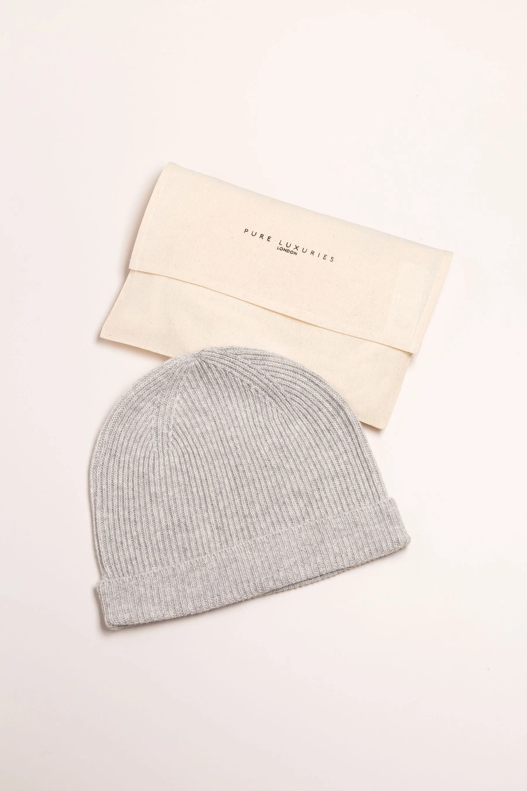 Pure Luxuries Londra Grizedale Cashmere & Merino Wool Beanie Hat    