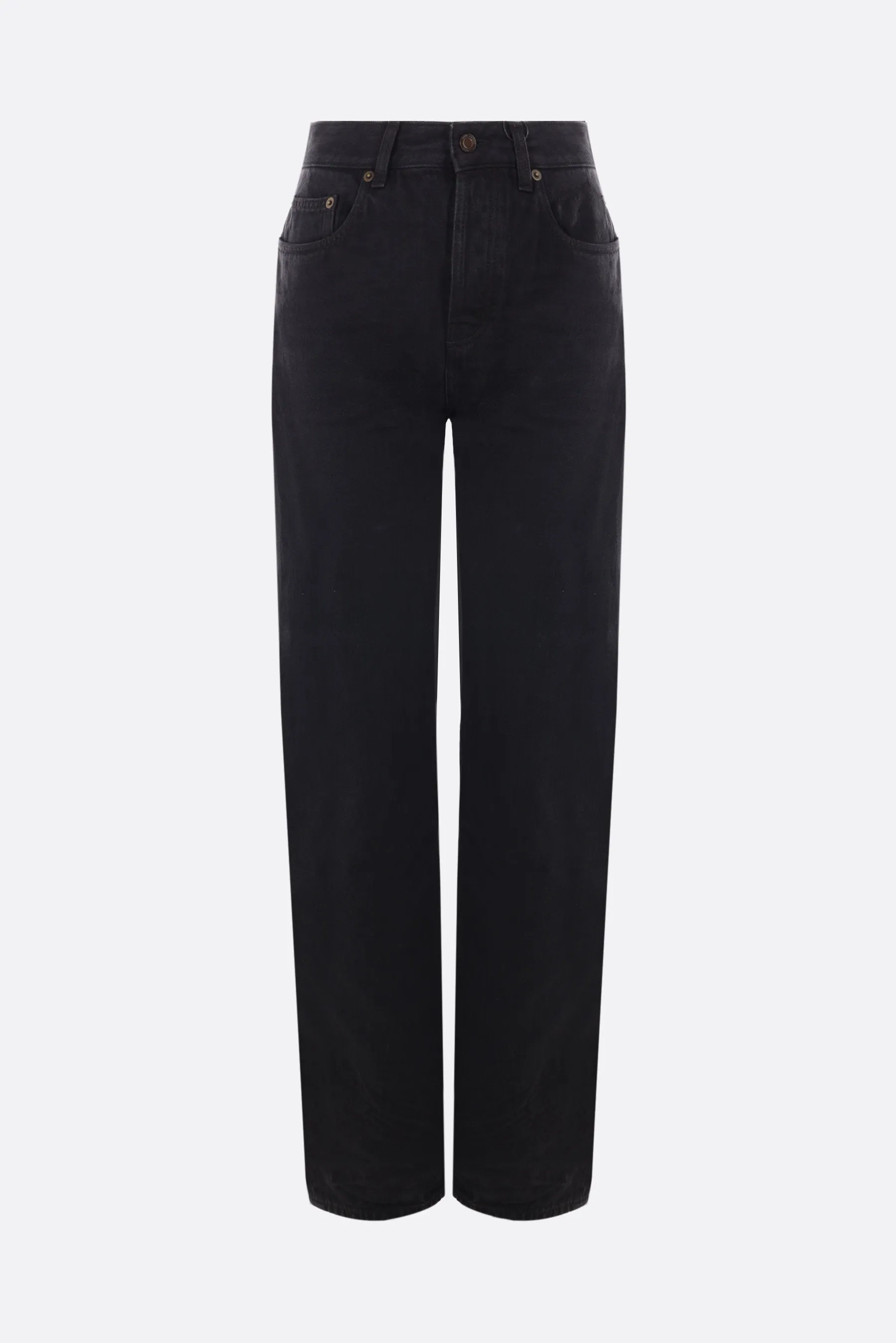 SAINT LAURENT jeans a gamba dritta in denim