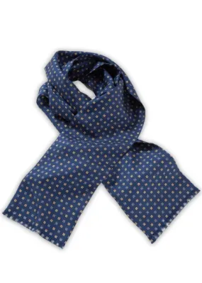 Sciarpa uomo grande blu navy