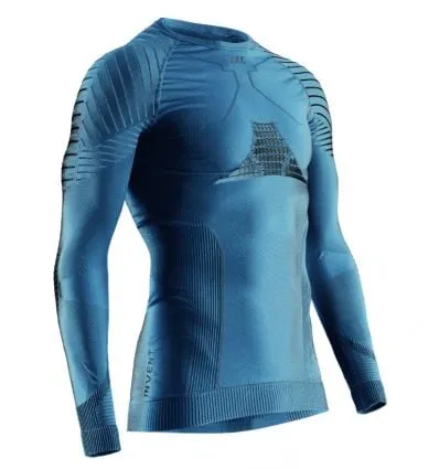 Strato base da uomo XBIONIC Invent 4.0 Shirt Long Sleeve (Bluestone/Anthracite)