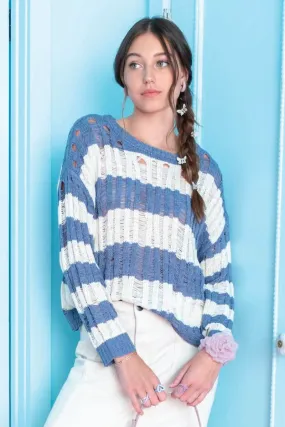 Striped Ladder Sweater