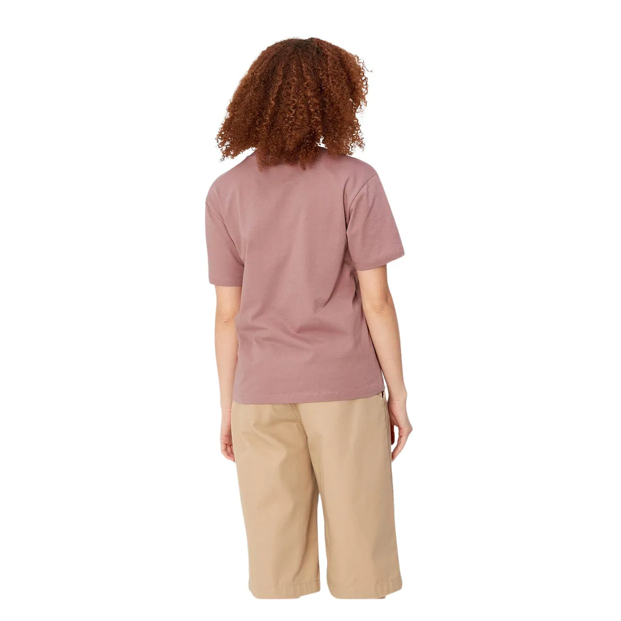 T-shirt Donna Carhartt WIP W' S/S Pocket Rosa