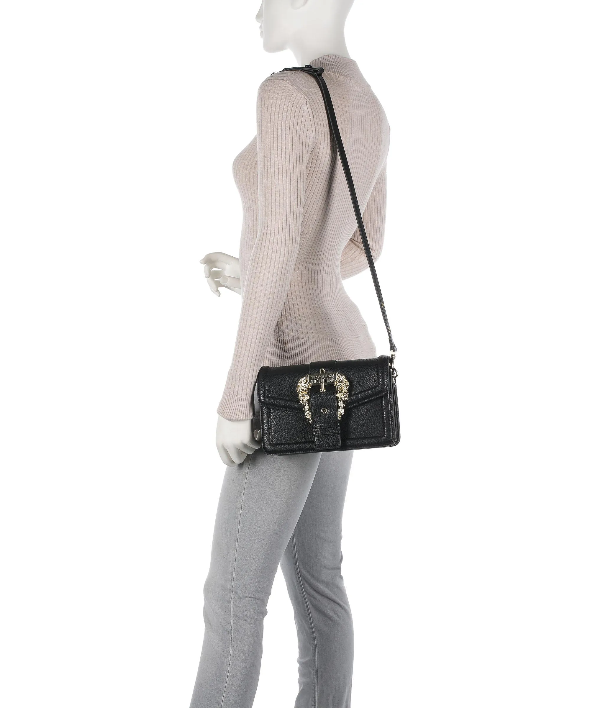  Versace Jeans Couture Couture 01 Borsa a tracolla pelle sintetica nero  