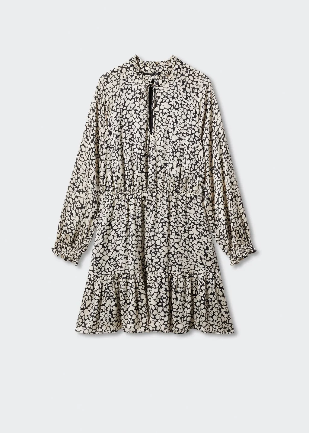 Vestito floreale volant